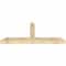 Ekena Millwork Portland Rough Sawn Timber Gable Bracket, Douglas Fir, 84"W x 35"H x 6"D x 6"F, 10/12 Pitch GBW084X35X0606POR00RDF - alternate 2